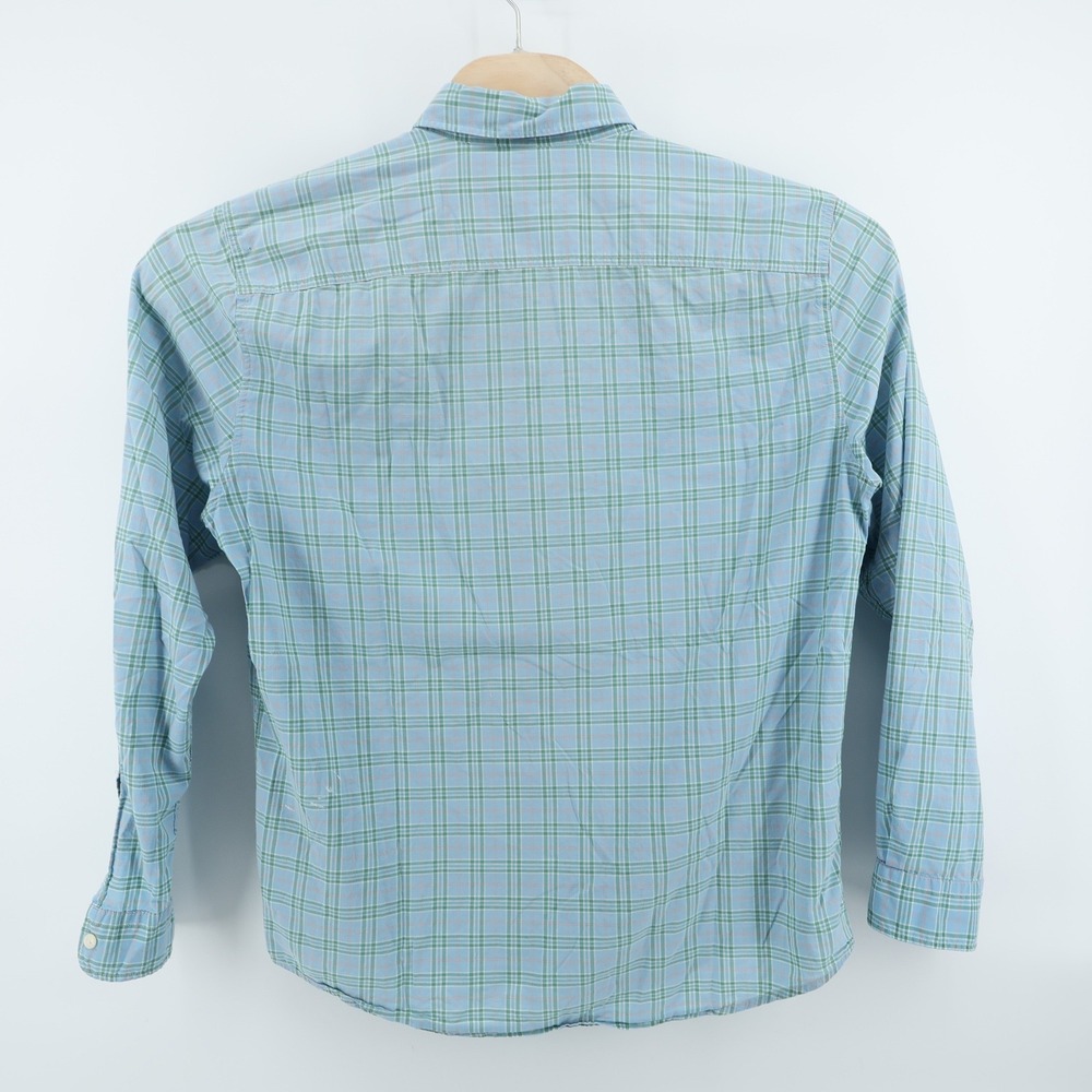Faherty Brand Mens Long Sleeve Plaid Button Up Shirt Large - FLAWS - Picture 3 of 12